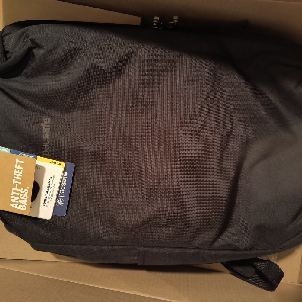 Pacsafe Black Anti-Theft Men's Backpack